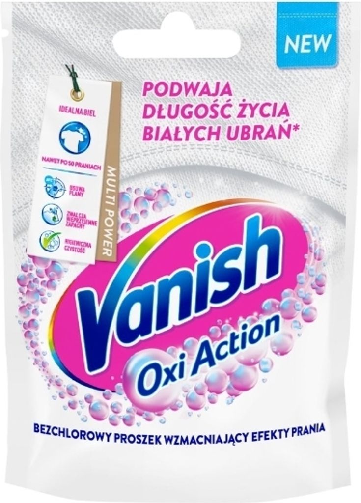 Vanish Oxi Action Fleckenentferner für weiße Textilien 30 g Produktbild 