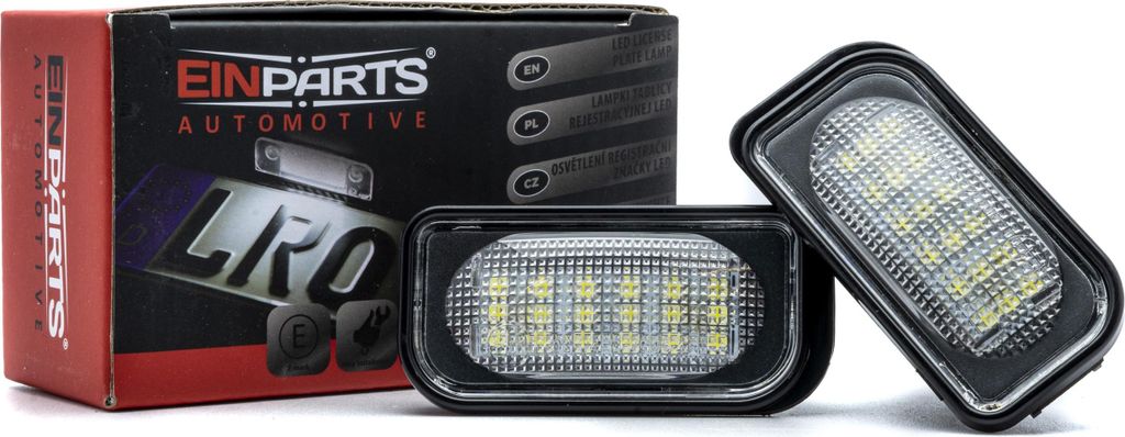 LED-Kennzeichenbeleuchtung, 6000 K, kaltweiß, 12 V, CANBUS, für Mercedes W203, A209, W209, C209, R230, Chrysler Crossfire Coupé