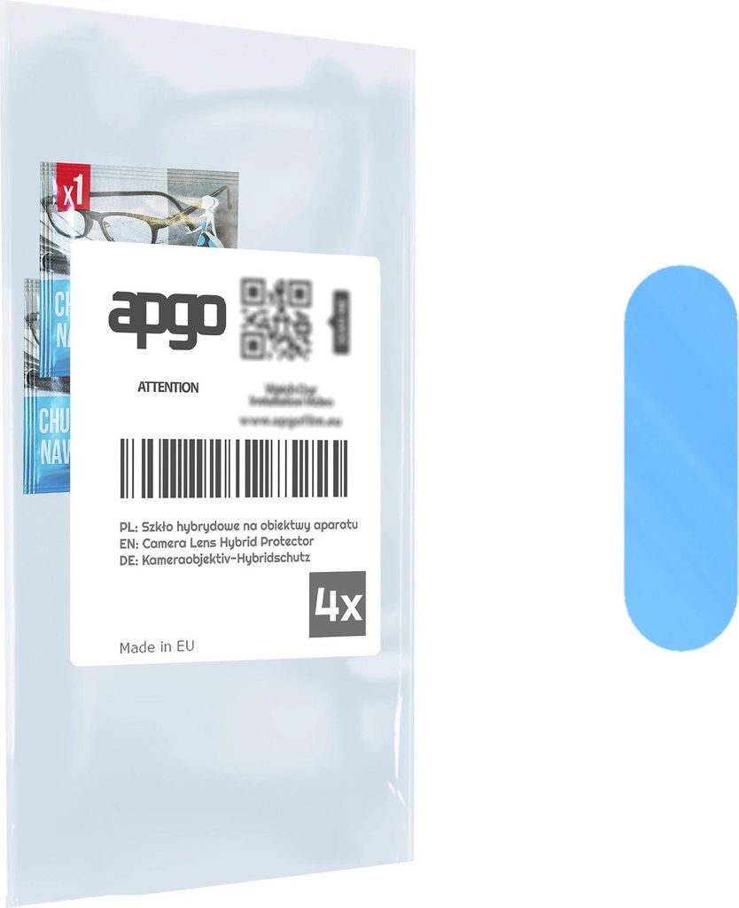 apgo 4 Stück Linsenschutz Kamera Schutzglas für Sony Xperia 1 Kameraschutz, 9H Kameraobjektiv Camera Lens Protector