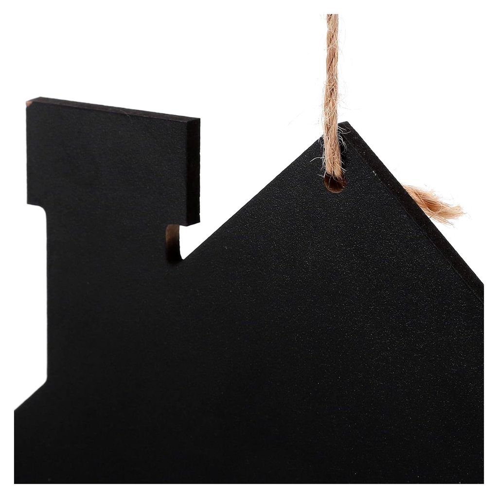 Kreidetafel zum Aufhängen in Hausform Praktische Abwischbare Memotafel als Dekoratives Schild für Zuhause und Büro