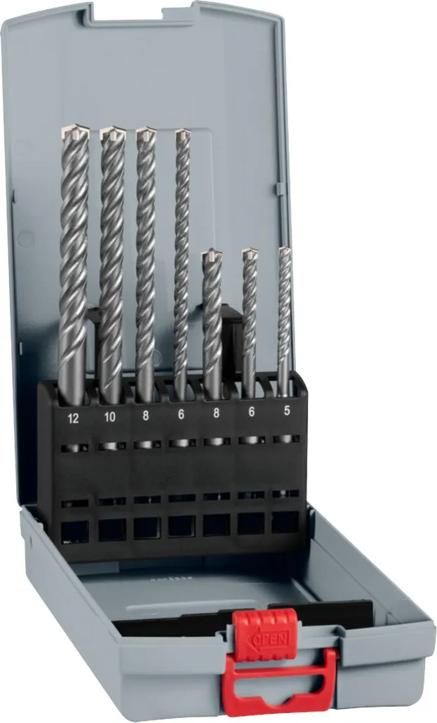 Bosch PRO SDS plus-5X Set 7 Punte per Calcestruzzo ad Alte Prestazioni