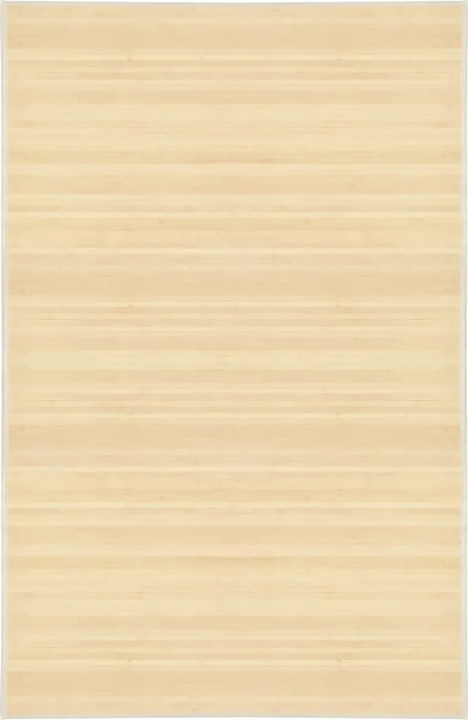 Tapis Bambou 100x160 cm pour Salon et Bureau - Confort de Marche Naturel