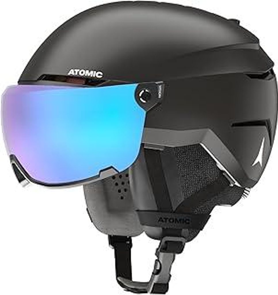 Atomic Savor Visor Stereo Skihelm mit Visier - Snowboard- & Ski-Helm mit Brille - 360° Fit System & Active Aircon Belüftungssystem - Holo Core f...