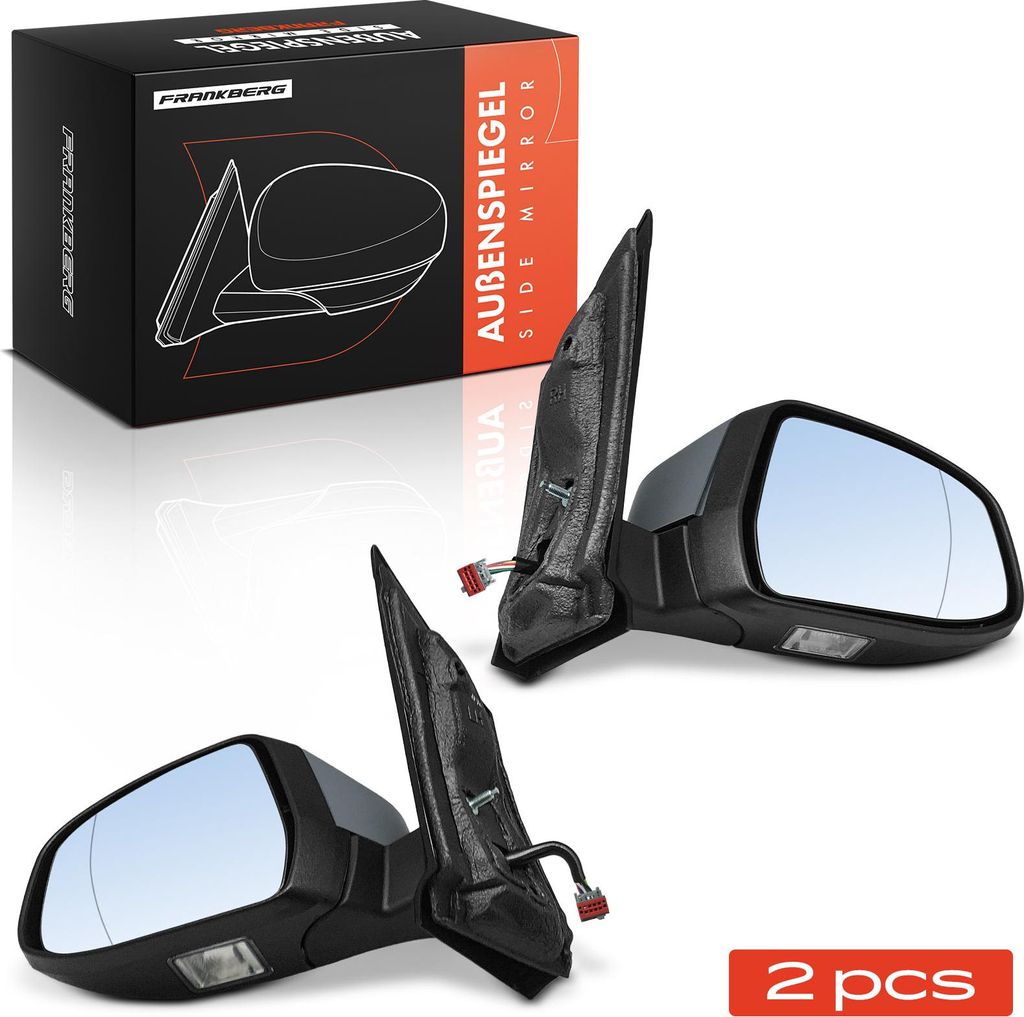 Frankberg 2x Außenspiegel Links Rechts für Ford Focus II Stufenheck Turnier DA DP HCP