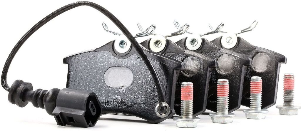 BREMBO P 85 066 Bremsbelagsatz, Scheibenbremse OE 6Q0698451 kompatibel mit Polo 9N, Lupo, Fabia, Ibiza
