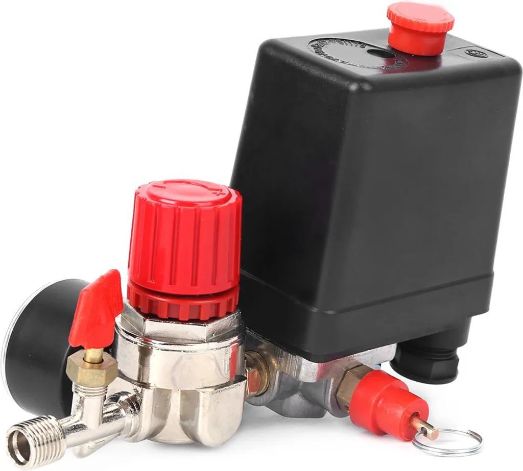 Régulateur de Pression à 4 Trous pour Compresseur d'Air et Distributeur - 8
