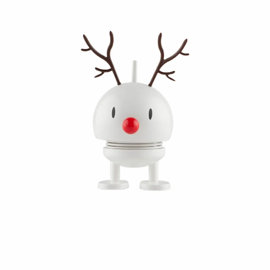 Cadeau de Noël original : Hoptimist Reindeer Bumble S blanc design