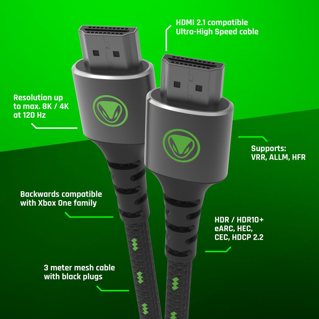 snakebyte HDMI Cable SX Pro HDMI-Kabel, unterstützt