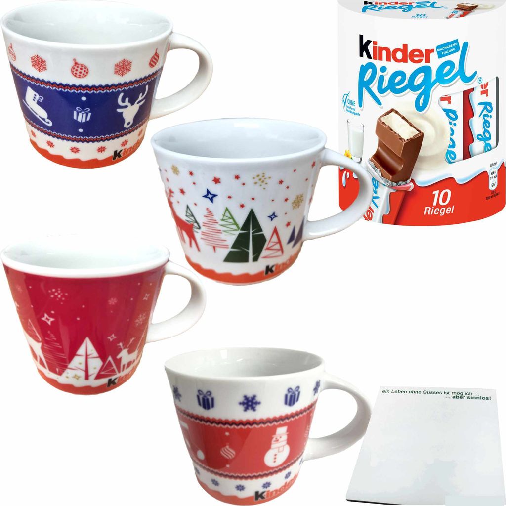 kinder Weihnachtasse ohne Motivwahl mit kinder Schokolade Produktbild 