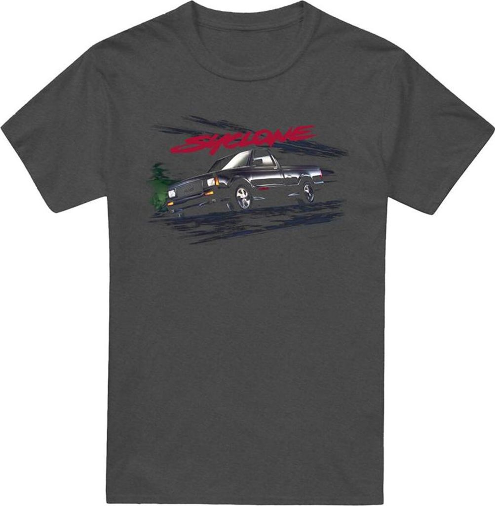 GMC - "Syclone" T-Shirt für Herren/Damen Uni, meliert TV21128 (XXL) (Holzkohle)