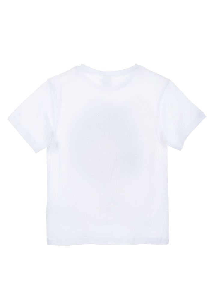 Mickey Mouse Jungen Shirt Sommer T-Shirt Kinder kurzarm Shirt, Farbe:Weiß, Größe:128