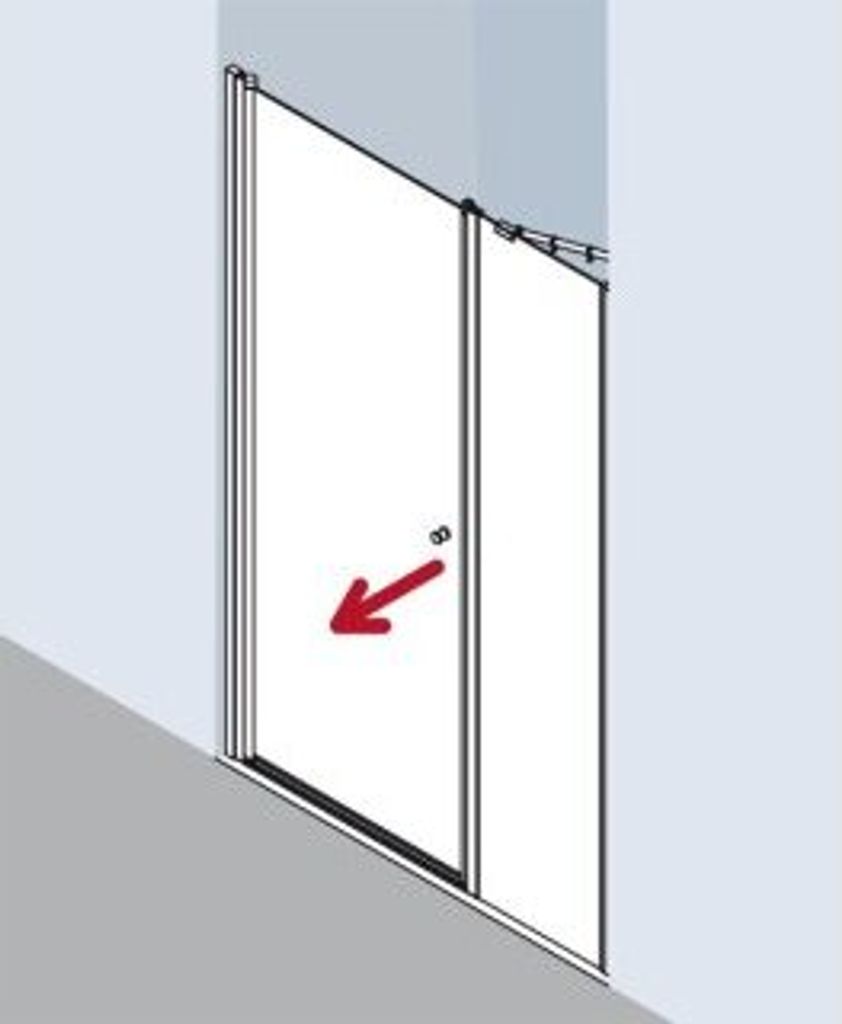 Kermi I2SOL160171PK Schwingtür Ibiza 2000 SOL 1600x