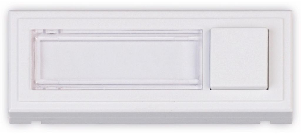 HEIDEMANN Clipfix campana a pulsante, bianco puro, 35x96x16 Immagine del prodotto 