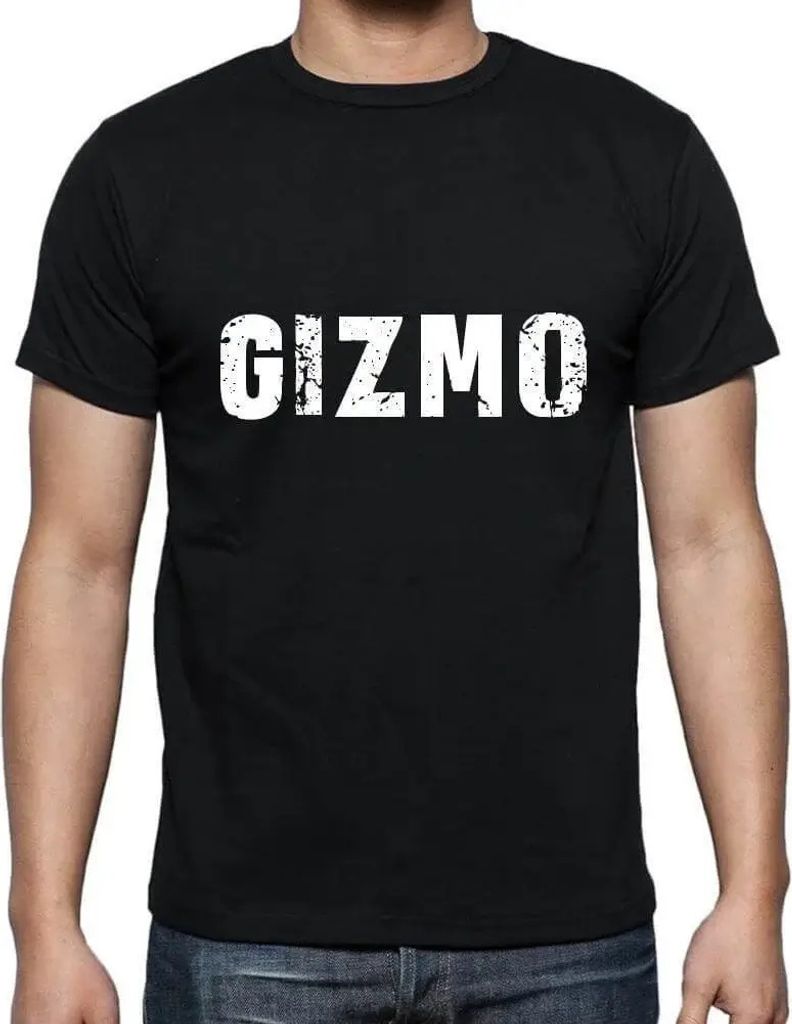 Herren Grafik T-Shirt Gizmo Öko-Verantwortlich Vintage Jahrgang Kurzarm Lustige Druck Geburtstag Geschenk Mann