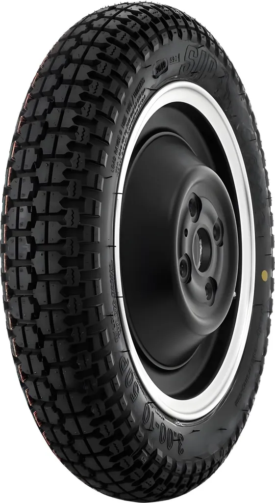 Roue Complète SIP Classic 3.00-10 50P TL pour Vespa 50 R et Revival