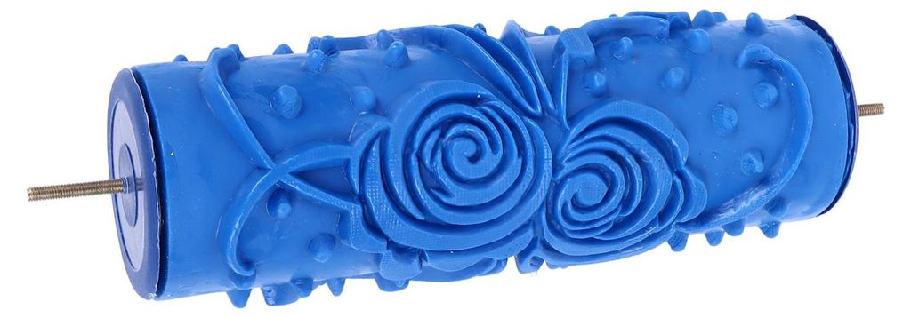 5in Rubber Pattern Paint Roller Beautiful Patterns Reusable Decorative Art Texture Roller Wall Patterned Rollers Stencil ZZ0077 Flower
