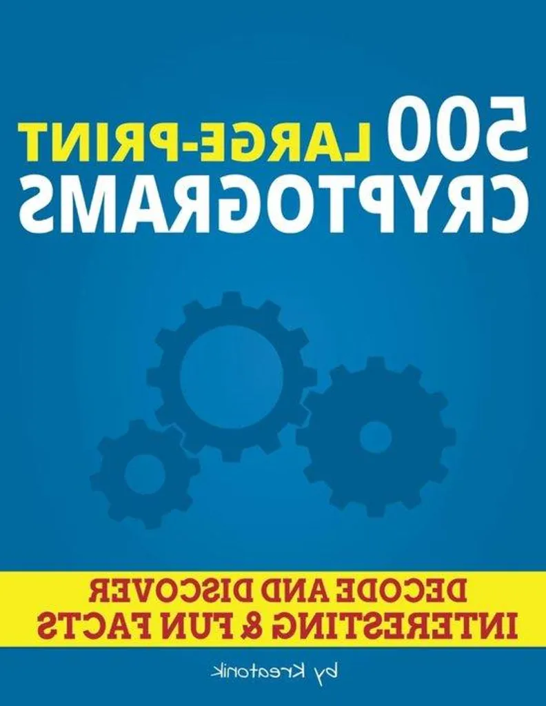 Livre de casse-tête gros caractères 143 pages pour une lecture facile