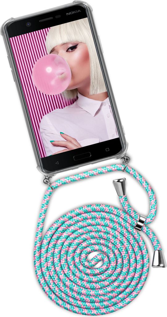 TWIST-Case + TWIST-Cord für Nokia 5, Farbe:Bubblegum Produktbild 