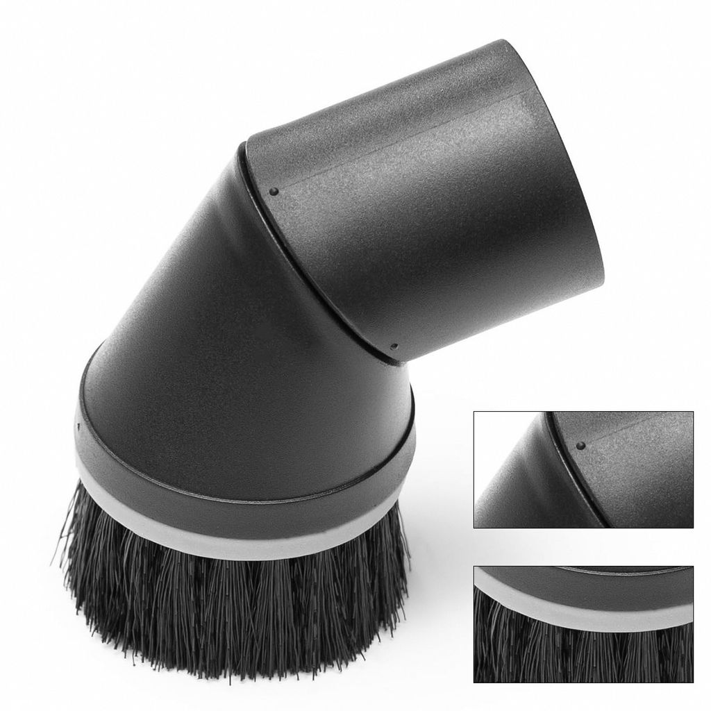 35mm Staubpinsel, Universalbürste 35mm Staubpinsel (2 Stück), kompatibel mit Miele C und S Serie, Universell passend für Staubsauger