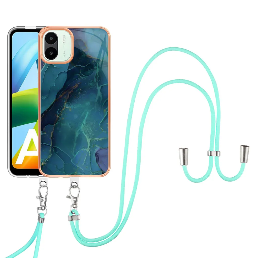 Bumper TPU Xiaomi Redmi A1 Verde Fantasia con Tracolla Regolabile