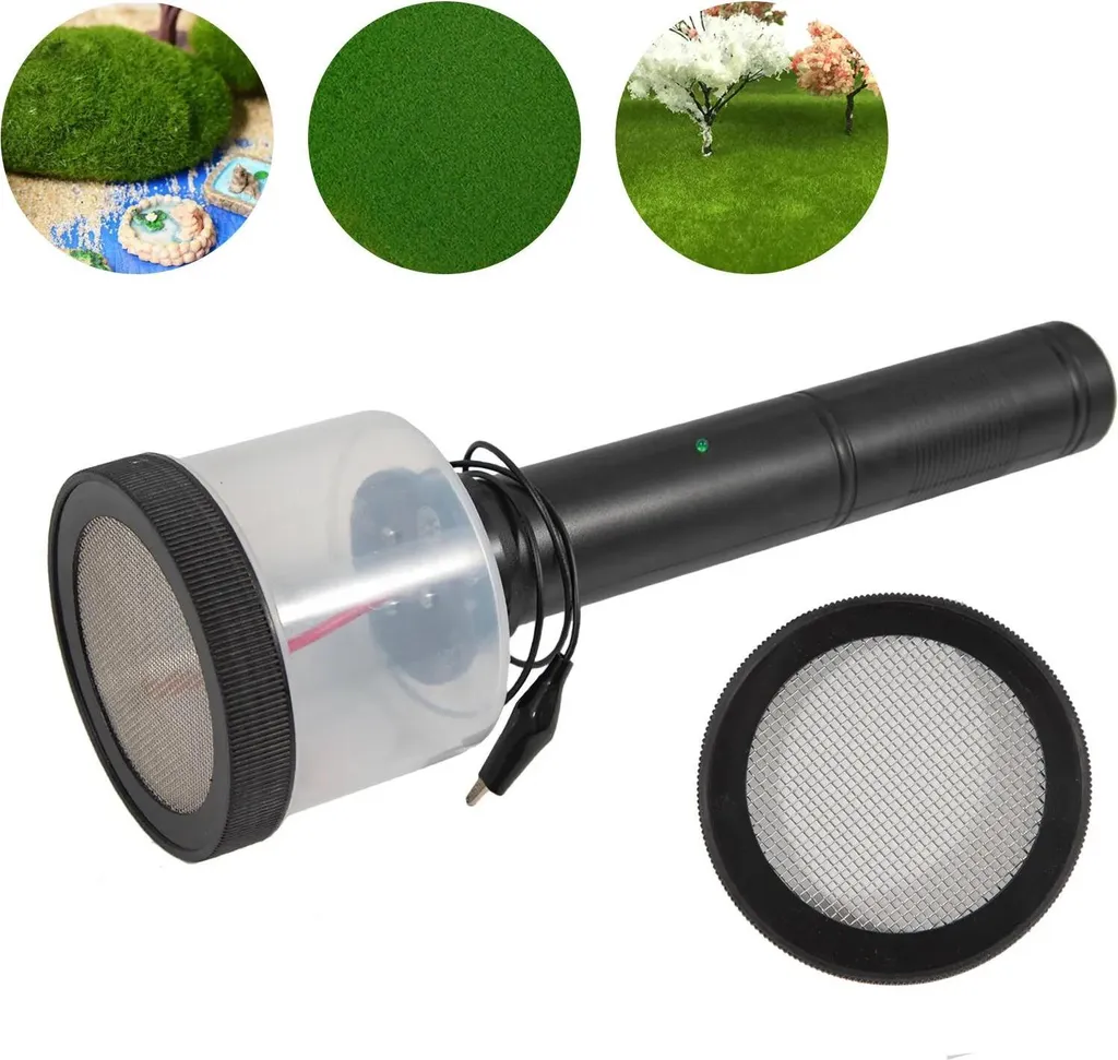Appareil de flocage pour diorama - Création d'herbe réaliste 2xAA ABS