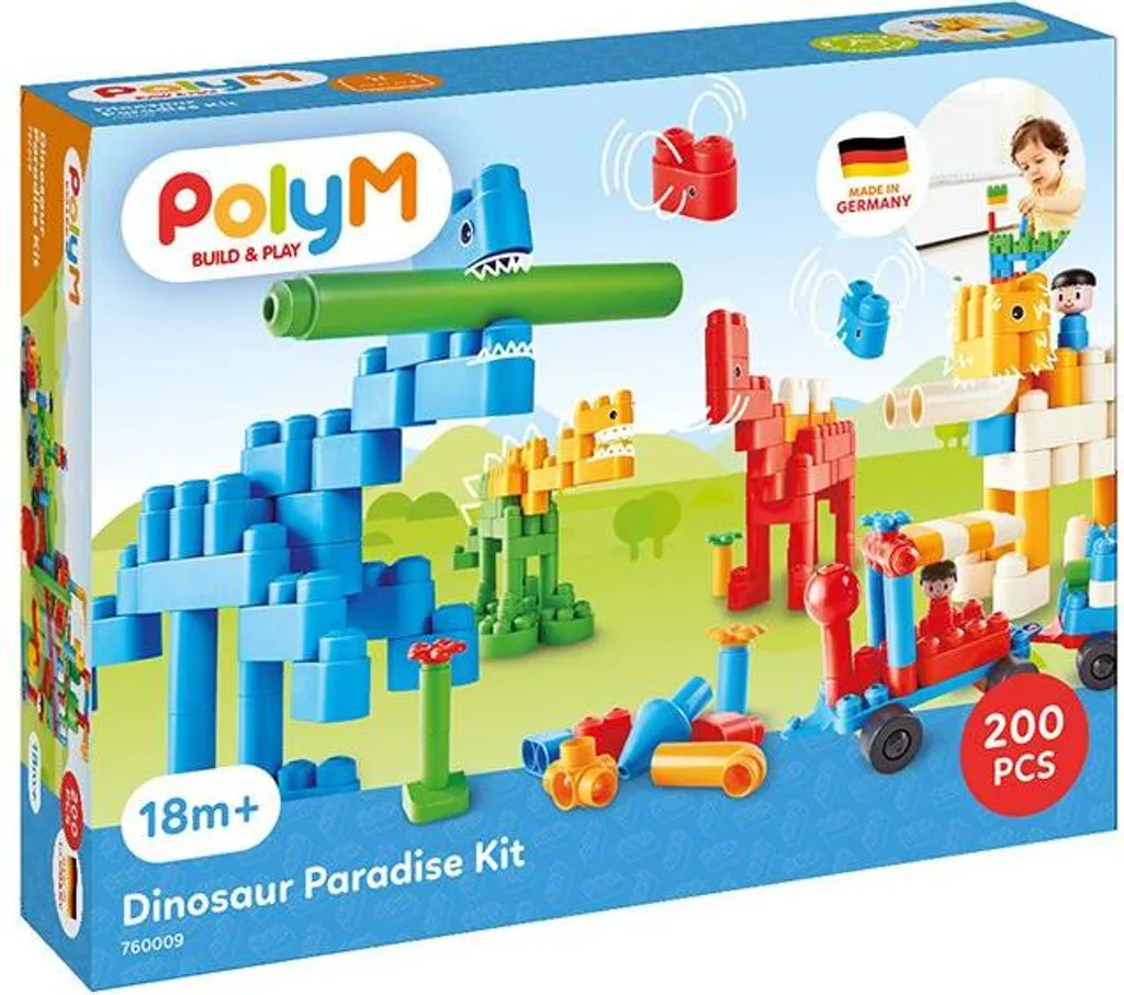 PolyM Paradis des Dinosaures : La Solution pour des Constructions sans Bruit