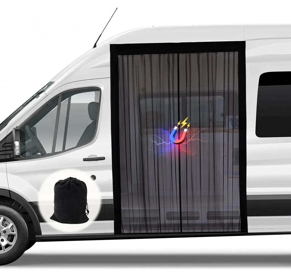 Moustiquaire Magnétique Mercedes Sprinter et VW Crafter Toit Haut