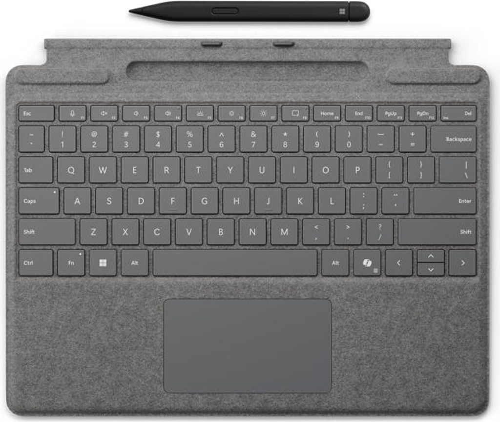 Microsoft Surface Pro Keyboard mit Slim Pen platin Produktbild 