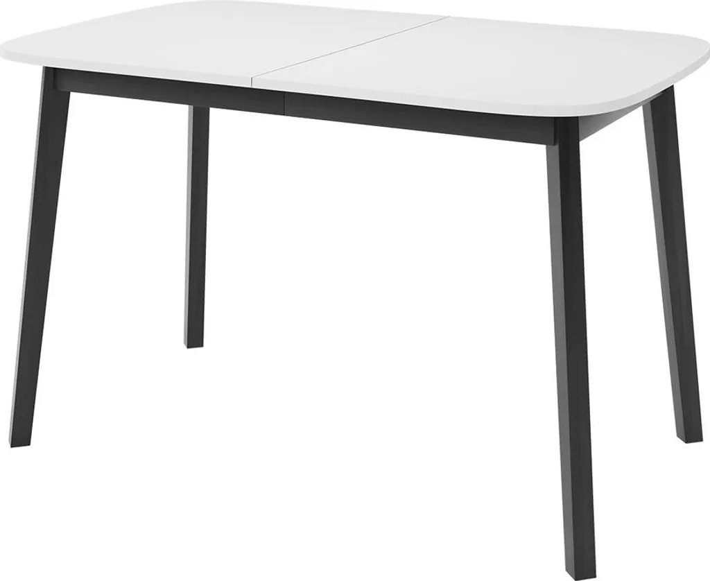 Table à manger pour petit espace Magov extensible blanc et noir 4 pers
