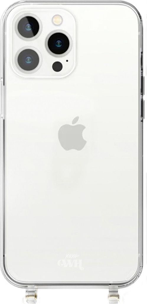 iPhone 14 Pro Max - Phone Cord Hülle (no cord) Transparant Hülle