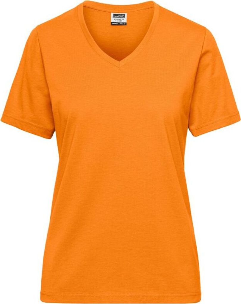 Strapazierfähiges und pflegeleichtes T-Shirt orange, Gr. 4XL