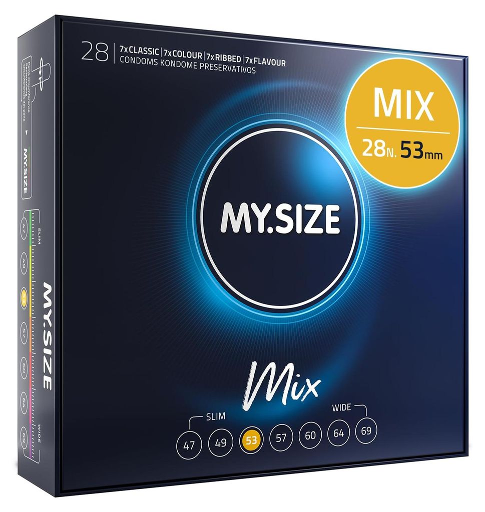My.Size Mix Preservativi misura 3, 53 mm, confezione Immagine del prodotto 