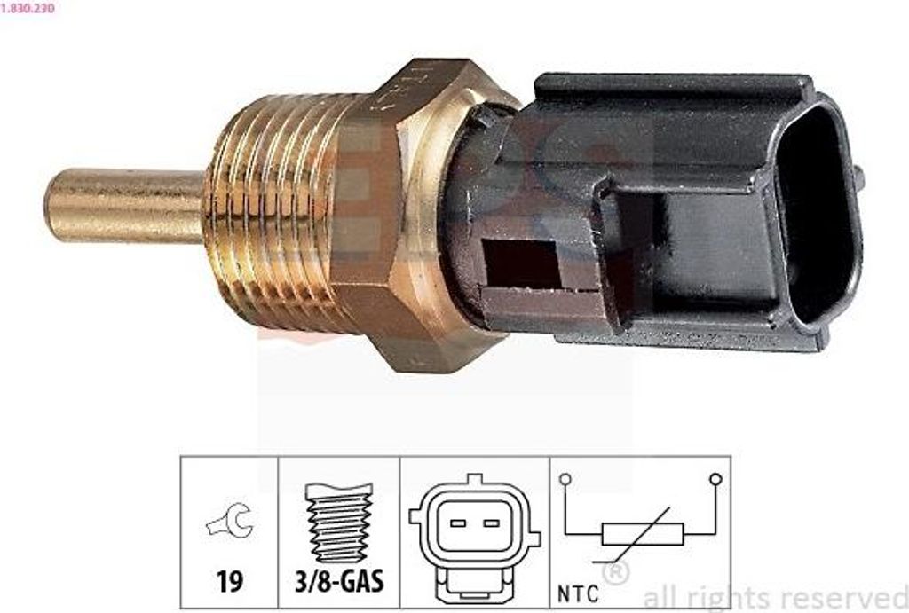 czujnik temp.wody MITSUBISHI/DAIHATSU