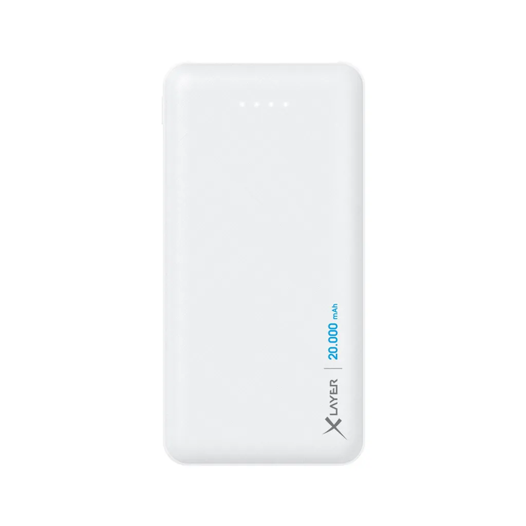Powerbank Micro 20000mAh Recharge Rapide avec Double Sortie USB Noire