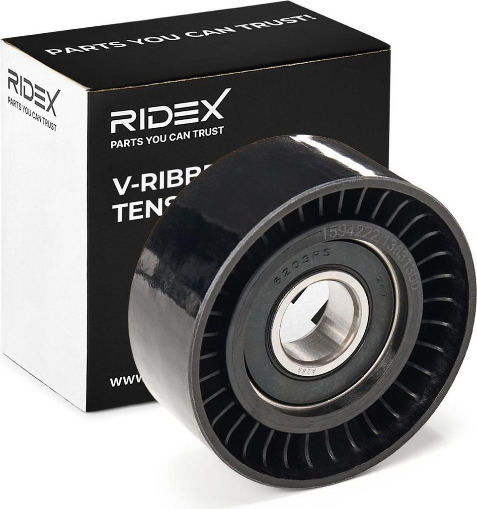 RIDEX 310T0207 Spannrolle Keilrippenriemen passend für PEUGEOT 207 (WA, WC) 308 SW I (4E, 4H) 307 CC (3B) 207 SW (WK) 307 (3A/C) 308 I Schrägheck