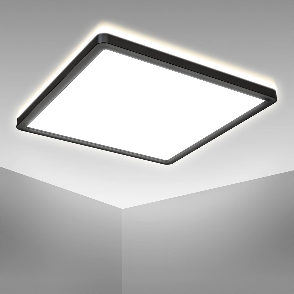 Lámpara de techo LED, panel indirecto, ultrafino, ideal Imagen del producto 