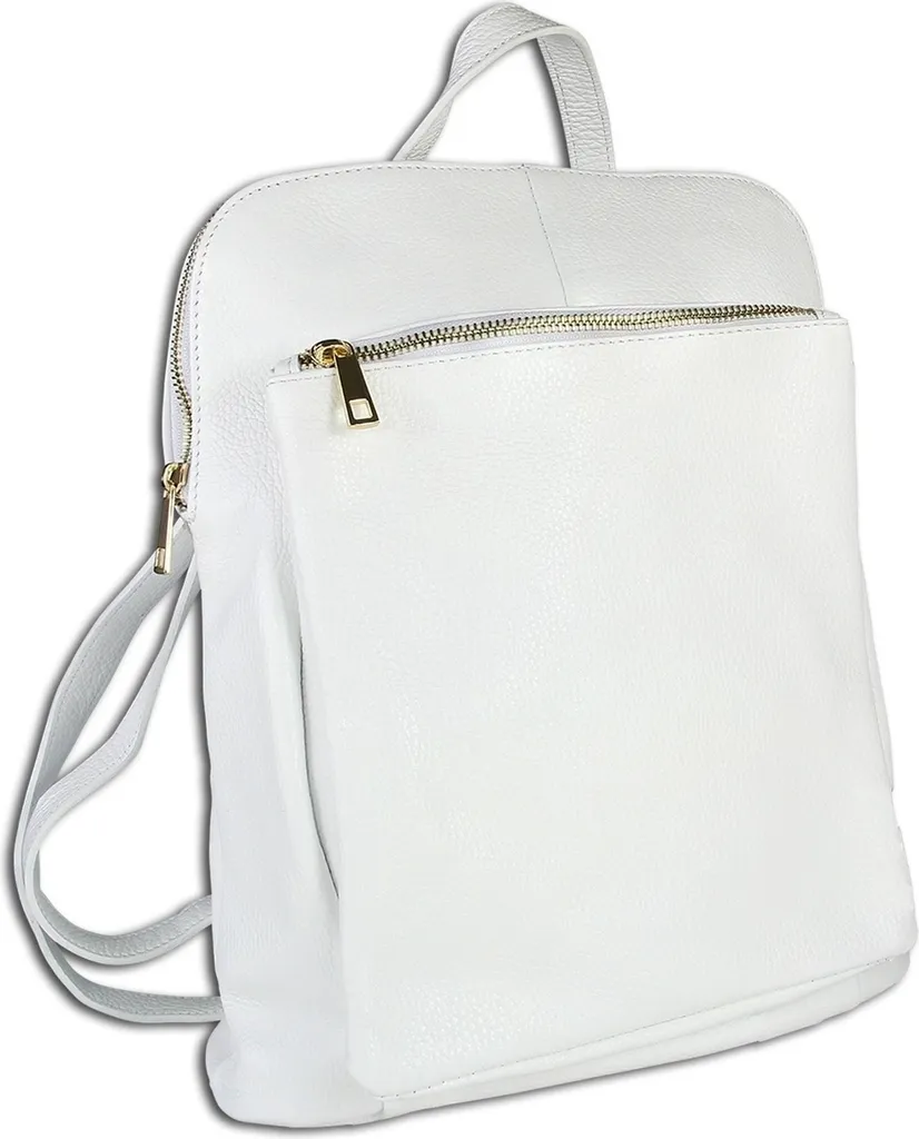Sac à dos ville blanc Toscanto pour travailler ou voyager léger
