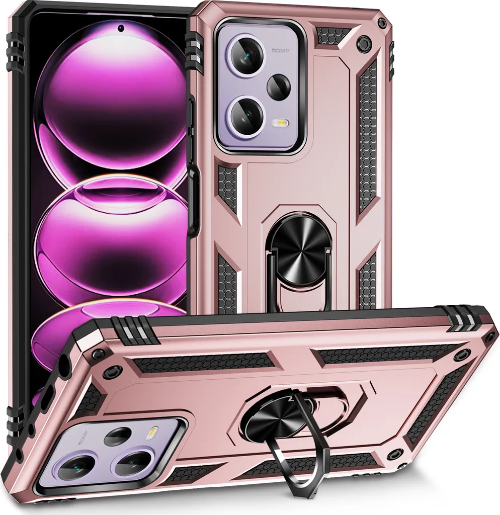 Cover Redmi Note 12 Pro Rosa: Il Look Rugged che fa Tendenza