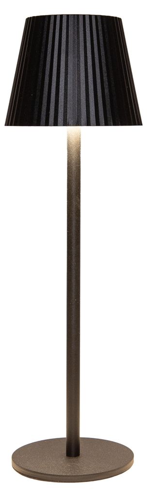 Tragbare Tischleuchte Glambiance - schwarz - 36 cm - Produktbild 