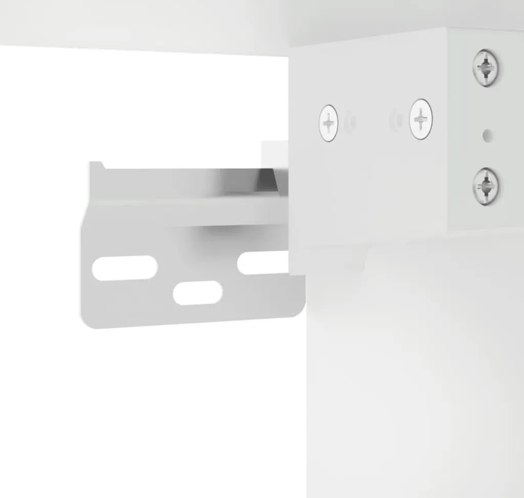 vidaXL Armadio a Muro Bianco 34,5x34x90 cm | Pensile Salvaspazio Casa - 12