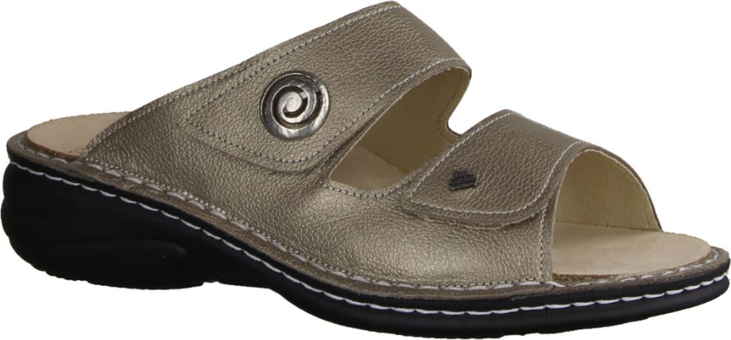 Finn Comfort Komfort Pantoletten Damen 31383138383734 Gold Produktbild 6
