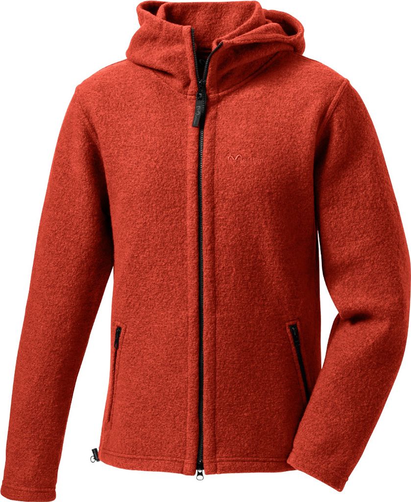 Mufflon Mu-Joe Jacke aus gewalkter Merino-Schurwolle in Terra, Größe XL