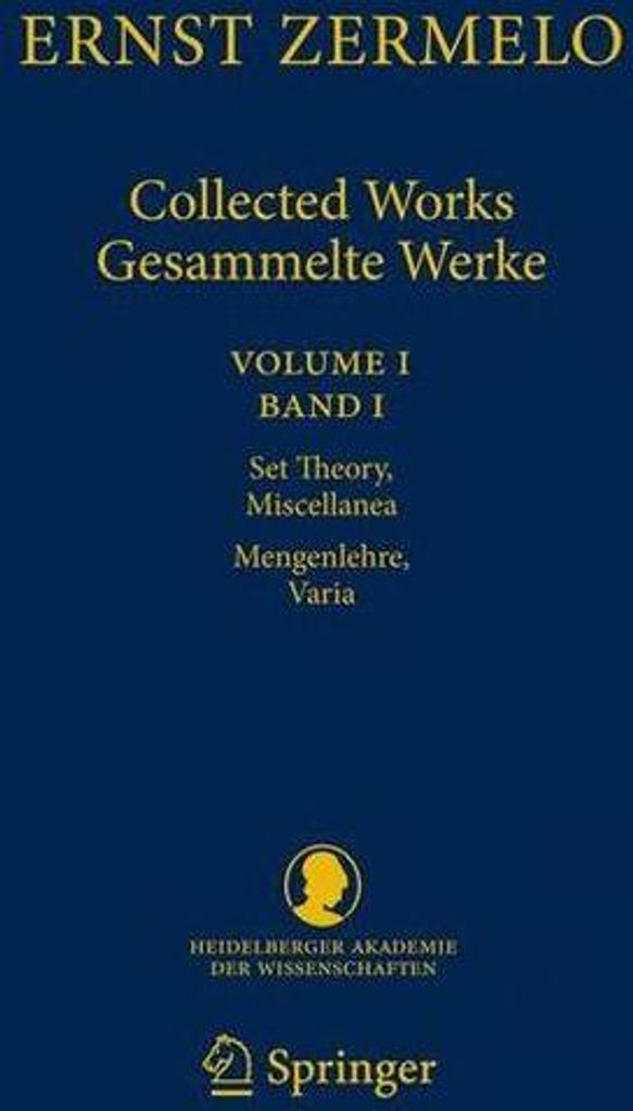 Collected Works/Gesammelte Werke I
