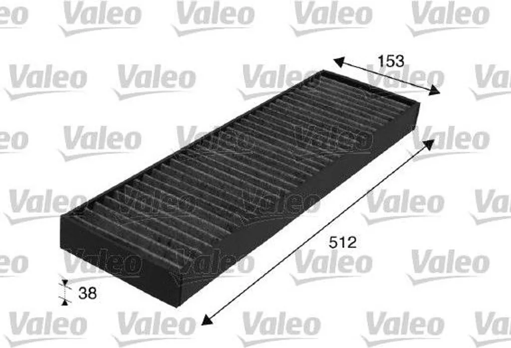 Filtre à air intérieur Valeo 698713 habitacle OE 6447GW pour 607