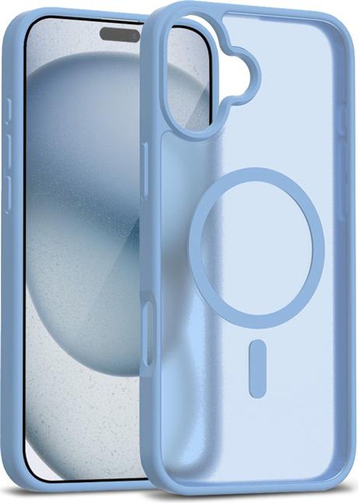 Crong CRGHMMIP1763MBL, Cover, Apple, iPhone 17, Blau, Durchscheinend