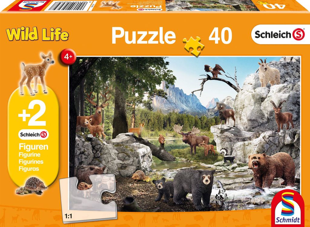 Schmidt Spiele 40 Teilen - Die Tiere Des Waldes, 42 Stück(e), 4 Jahr(e)