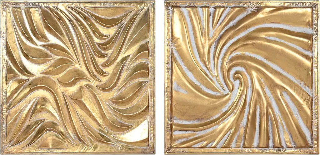 Décoration murale Home ESPRIT Gold 94,5 cm | Set de 2 pièces chic