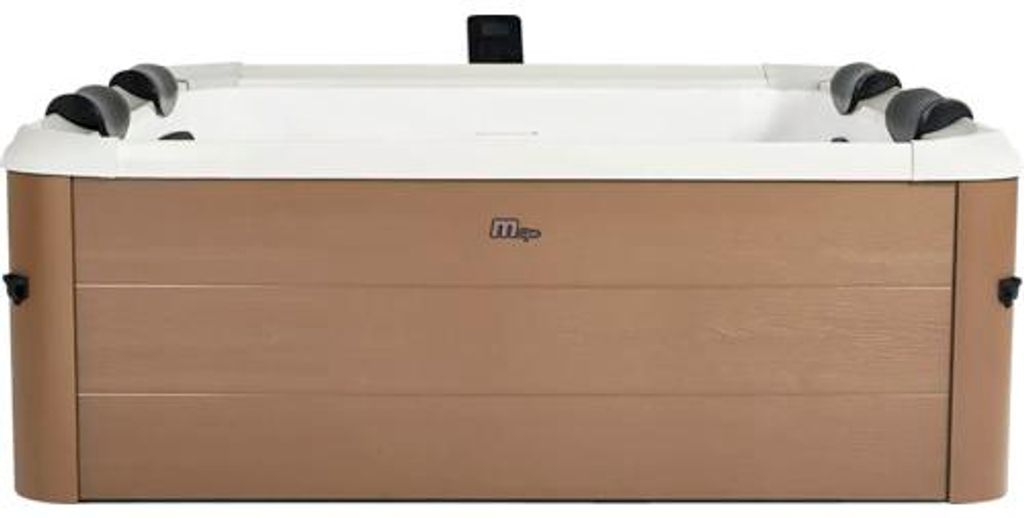Whirpool Marimex MSPA AMBER AERO PLUS-F-AM063WAP mit Zirkulationspumpe, 140 Luftdüsen, braun