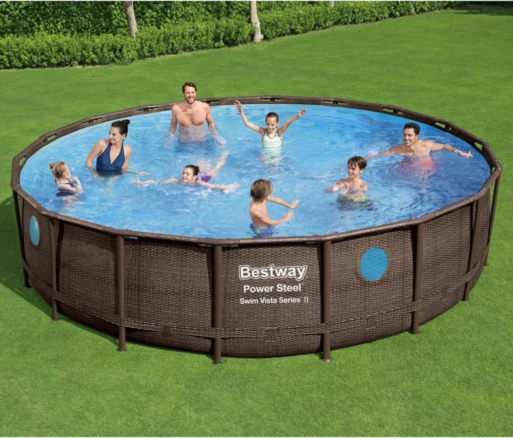 Möbel Bestway Power Steel Swimmingpool-Set 549x122 cm - Poolzubehör 92862