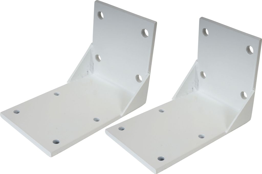 2er-Set Deckenadapter für Kassetten-Markise H122 H123, Deckenmontage Halterung Adapter weiß